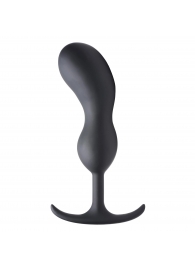 Черный массажер простаты с утяжелителями Premium Silicone Weighted Prostate Plug XL - 20,8 см. - XR Brands - в Ижевске купить с доставкой