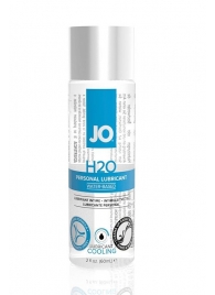 Охлаждающий лубрикант на водной основе JO Personal Lubricant H2O COOLING - 60 мл. - System JO - купить с доставкой в Ижевске