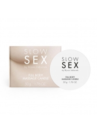 Массажная свеча для всего тела Slow Sex - 50 гр. - Bijoux Indiscrets - купить с доставкой в Ижевске