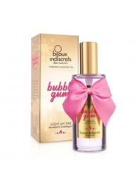 Разогревающее массажное масло Light My Fire Bubble Gum с ароматом бабл-гам - 100 мл. - Bijoux Indiscrets - купить с доставкой в Ижевске