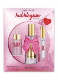 Набор средств для массажа и ласк Bubblegum Play Kit - Bijoux Indiscrets - купить с доставкой в Ижевске