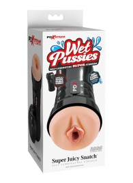 Мастурбатор-вагина в колбе Super Juicy Snatch - Pipedream - в Ижевске купить с доставкой