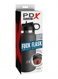 Смуглый мастурбатор-вагина в корпусе-бутылке F*ck Flask - Pipedream - в Ижевске купить с доставкой