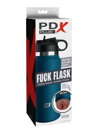 Смуглый мастурбатор-вагина в синей колбе F*ck Flask - Pipedream - в Ижевске купить с доставкой