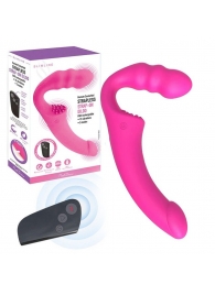 Розовый безремневой страпон Straples Strap-On Dildo - Erokay - купить с доставкой в Ижевске