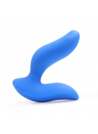 Синий вибромассажер простаты 3,5’’ Curve P-spot Massager - 12 см. - Erokay - в Ижевске купить с доставкой