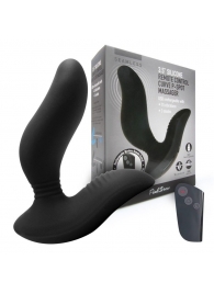 Черный вибромассажер простаты 3,5’’ Remote Control Curve P-spot Massager - 12 см. - Erokay - в Ижевске купить с доставкой