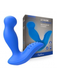 Синий вибромассажер простаты 3,5’’ P-spot Massager - 12,5 см. - Erokay - в Ижевске купить с доставкой