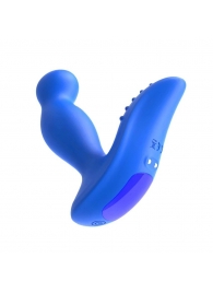 Синий вибромассажер простаты 3,5’’ Remote Control P-spot Massager - 12,5 см. - Erokay - в Ижевске купить с доставкой