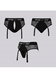 Трусики для фиксации насадок Strap-on-me Harness Lingerie Diva XS - Strap-on-me - купить с доставкой в Ижевске