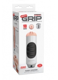 Мастурбатор-вагина Extreme Toyz Mega Grip Vibrating Stroker Mouth - Pipedream - в Ижевске купить с доставкой