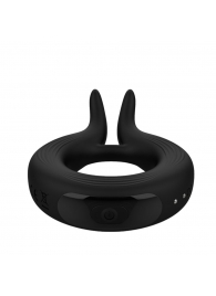 Черное эрекционное кольцо Marry Me Rechargeable Vibrating Cockring - Adrien Lastic - в Ижевске купить с доставкой