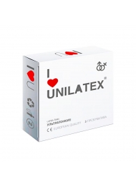 Ультратонкие презервативы Unilatex Ultra Thin - 3 шт. - Unilatex - купить с доставкой в Ижевске