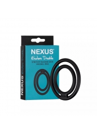 Черное двойное эрекционное кольцо Nexus Enduro Double - Nexus Range - в Ижевске купить с доставкой