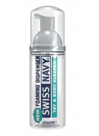 Очищающая пенка для игрушек и тела Toy   Body Cleaner Foamer - 47 мл. - Swiss navy - купить с доставкой в Ижевске