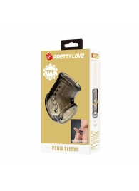 Дымчатая насадка на пенис и мошонку - Baile - в Ижевске купить с доставкой