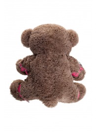 Бондажный набор: бурый мишка с розовыми оковами и наручниками - Pecado - купить с доставкой в Ижевске