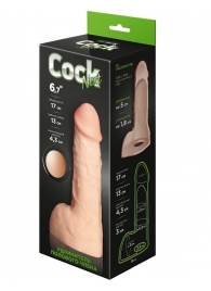 Телесный фаллоудлинитель с мошонкой Cock Next - 17 см. - LOVETOY (А-Полимер) - в Ижевске купить с доставкой