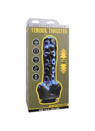 Черно-синяя мини-машина на присоске Tendril Thruster - 21,6 см. - Doc Johnson - купить с доставкой в Ижевске