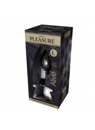 Серебристая анальная втулка с прозрачным кристаллом Mini Metal Butt Plug Size L - 9 см. - Adrien Lastic в Ижевске Серебристая анальная втулка с прозрачным кристаллом Mini Metal Butt Plug Size L - 9 см. - Adrien Lastic