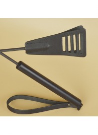 Черный кожаный стек «Сириус» - 60 см. - Sitabella - купить с доставкой в Ижевске