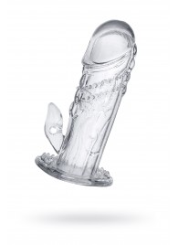 Прозрачная насадка на пенис Uco - 13 см. - A-toys - в Ижевске купить с доставкой