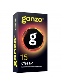 Классические презервативы с обильной смазкой Ganzo Classic - 15 шт. - Ganzo - купить с доставкой в Ижевске