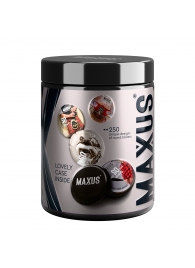 Черные утолщенные презервативы MAXUS Extra Strong с железным кейсом - 15 шт. - Maxus - купить с доставкой в Ижевске