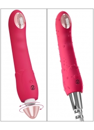 Малиновая насадка на душ с вибрацией Showers to orgasm - 20,1 см. - Orion - купить с доставкой в Ижевске