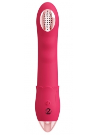 Малиновая насадка на душ с вибрацией Showers to orgasm - 20,1 см. - Orion - купить с доставкой в Ижевске