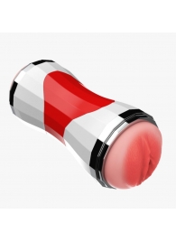 Двусторонний мастурбатор в колбе Power Grip Cup - вагина и ротик - Boys of Toys - в Ижевске купить с доставкой