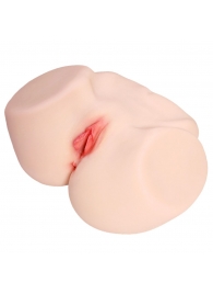 Мастурбатор-полуторс с двойным слоем материала Jenny Onahole Real Vagina - KOKOS - в Ижевске купить с доставкой