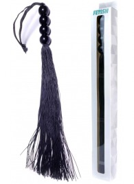 Черная силиконовая плеть - 37 см. - Boys of Toys - купить с доставкой в Ижевске