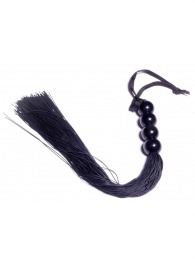 Черная силиконовая плеть - 37 см. - Boys of Toys - купить с доставкой в Ижевске