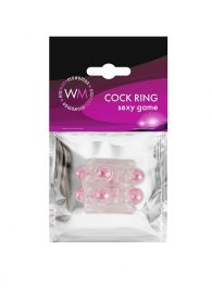 Прозрачная насадка на пенис с цветными шариками - Erowoman-Eroman - в Ижевске купить с доставкой Прозрачная насадка на пенис с цветными шариками - Erowoman-Eroman - в Ижевске купить с доставкой