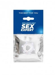 Стимулирующая насадка на пенис с несколькими видами рельефа - Sex Expert - в Ижевске купить с доставкой Стимулирующая насадка на пенис с несколькими видами рельефа - Sex Expert - в Ижевске купить с доставкой