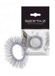 Круглое эрекционное кольцо с «ресничками» - Sextaz - в Ижевске купить с доставкой