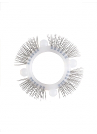 Эластичное кольцо с «ресничками» и 4 шариками - Sextaz - в Ижевске купить с доставкой