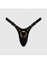 Черный пояс для фиксации насадок Strap-On-Me Leatherette Harness Fabulous - Strap-on-me - купить с доставкой в Ижевске