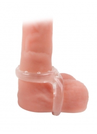 Прозрачное двойное эрекционное кольцо - Sex Expert - в Ижевске купить с доставкой