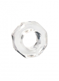 Прозрачное эрекционное кольцо в форме гайки - Sex Expert - в Ижевске купить с доставкой