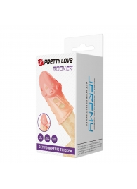 Телесная насадка на пенис Booker - 8 см. - Baile - в Ижевске купить с доставкой