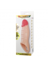 Телесная удлиняющая насадка на пенис Darnel - Baile - в Ижевске купить с доставкой