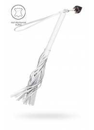 Белая кожаная плеть - 50 см. - Pecado - купить с доставкой в Ижевске