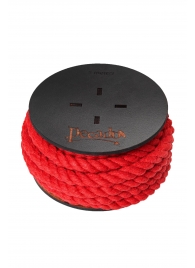 Красная веревка для шибари на катушке - 5 м. - Pecado - купить с доставкой в Ижевске
