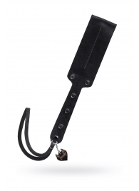 Черный кожаный пэддл - 32 см. - Pecado - купить с доставкой в Ижевске