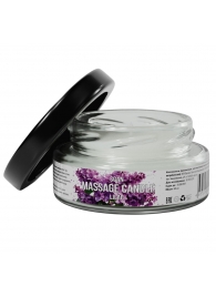 Массажная свеча «Сирень» - 50 мл. - SGAN - купить с доставкой в Ижевске