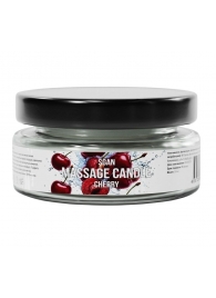 Массажная свеча «Спелая вишня» - 50 мл. - SGAN - купить с доставкой в Ижевске