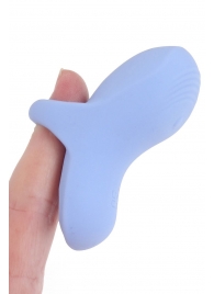 Голубой сенсорный вибромассажёр на палец Fuzu Sensa - Fuzu