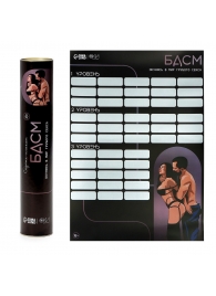 Плакат для двоих со скретч-слоем «БДСМ» - Сима-Ленд - купить с доставкой в Ижевске